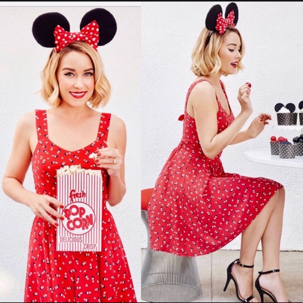 LC Lauren Conrad Disney Minnie Mouse Dress 6